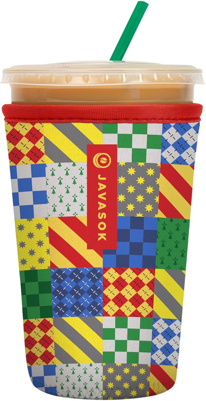 Sok It JavaSok Iced Coffee & Cold Soda Insulated Neoprene Cup Sleeve (House Rules, Medium: 22-28oz)