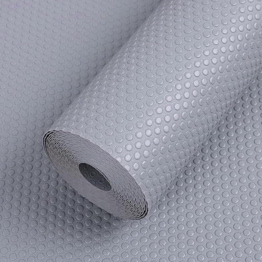 Shelf Liners for Kitchen Cabinets Waterproof: 10 Inch Wide Drawer Liner Light Gray - 10 in × 33 FT Easy to Cut Non-Adhesive Shelf Paper for Pantry