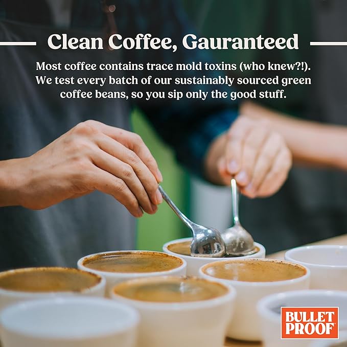 Bulletproof Maximizer Ground Coffee with Prebiotics, Metabolism and Gut Health Support, Clean Coffee Tested for Toxins, Medium-Dark Roast, 10 oz