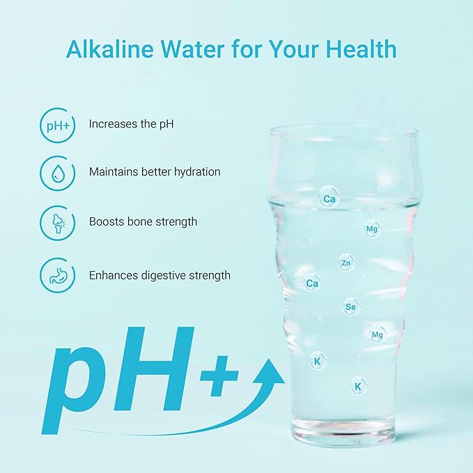 AQUA CREST 06-AL Alkaline Water Filter, Replacement for Brita® Filter, Brita® Pitchers and Dispensers, Everyday, UltraMax, Metro+, XL and More, NSF Certified, Increases Water PH, 3 Pack
