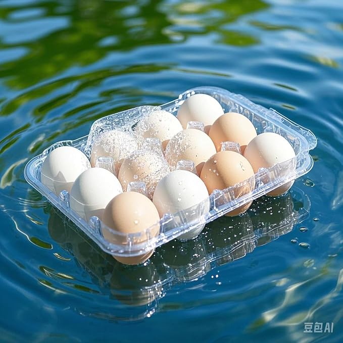 120 pc Plastic Bulk EggCarton,Reusable clear egg carton cheap bulk, Suitable For Storing Egg in Farmers' Markets, Supermarkets, Kitchens(3 * 4)
