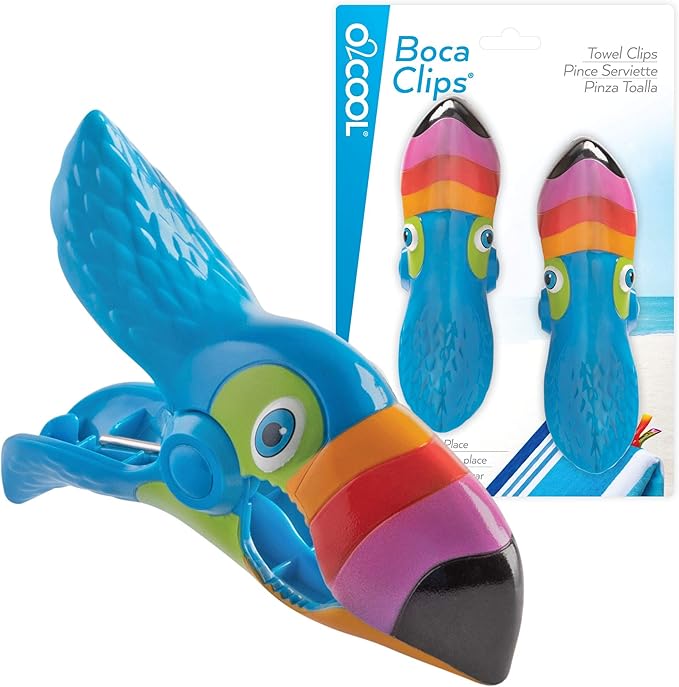 O2COOL BocaClip-Tucan Clip, 1-Pack
