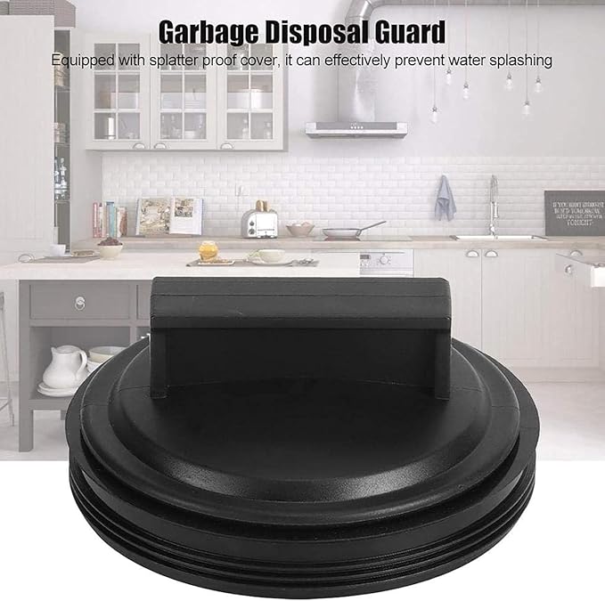 Universal Rubber Splash Guard - 3 Inch Kitchen Sink Stopper - Garbage Disposal Parts