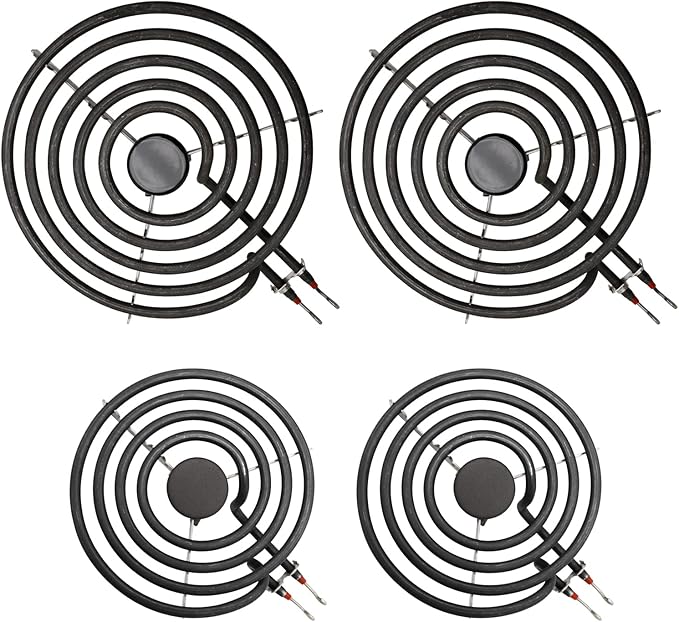 MP22YA Electric Stove Burner Element Replacement-Perfectly Compatible with Whirlpool&Kenmore&Frigidaire &Hardwick&Maytag&Norge Stove Top-Include 2* MP15YA 2* MP21YA