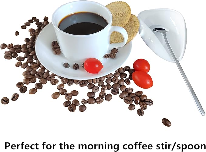 Coffee Spoon Rest, Counter Spoon Holder for Coffee Tea Spoons Stirrers, Mini Coffee Station Table, Coffee Bar Accessories