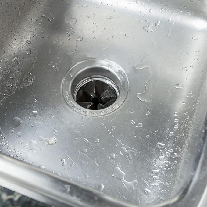 2 Pack Garbage Disposal Splash Guards 3 3/8" Sink Baffle QCB-AM Replacement Compatible with InSinkErator Evolution Series Garbage Disposal Stopper Sink Splash Guard