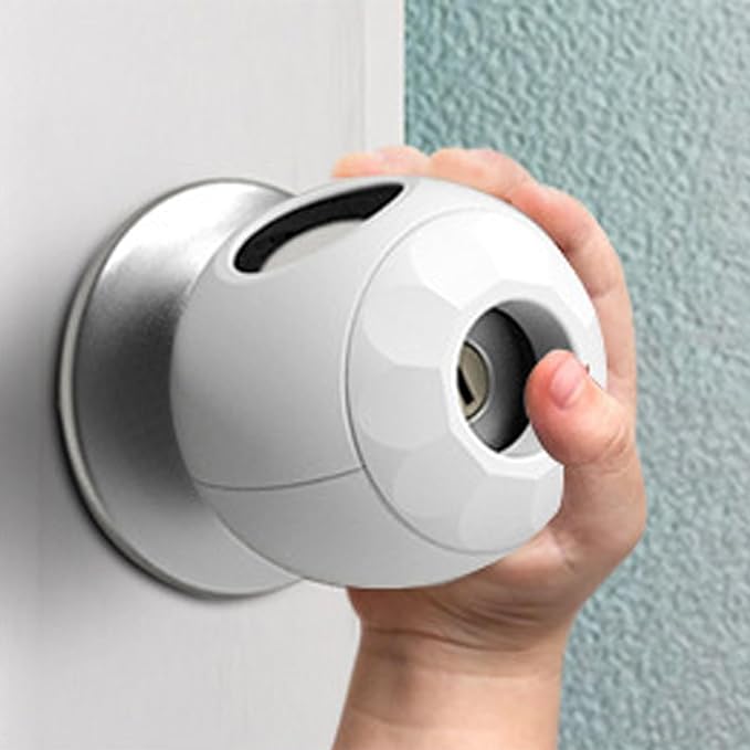 1 Pack Childproof Door Knob Covers Babyproof Child Door Locks Door Handle Baby Proofing Door Safety for Kids