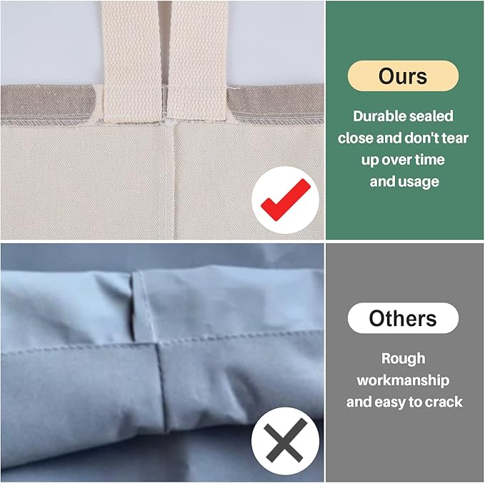 Plastic Bag Holder, Washable Grocery Bag Holder for Plastic Bags, Strong Plastic Bag Storage Dispenser with Hanging Loop, Wall Mount Trash Bag Dispenser for Home Kitchen Cabinet (Beige)