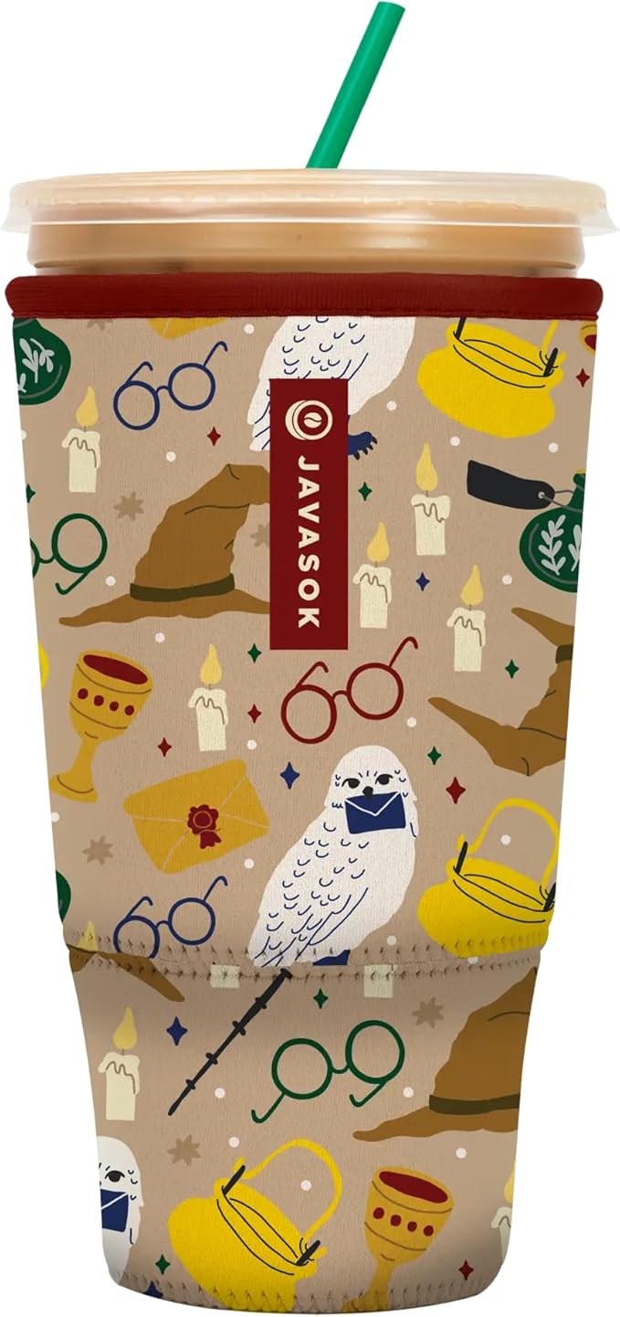 Sok It JavaSok Iced Coffee & Cold Soda Insulated Neoprene Cup Sleeve (Horcrux, XXLarge: 44-48oz)