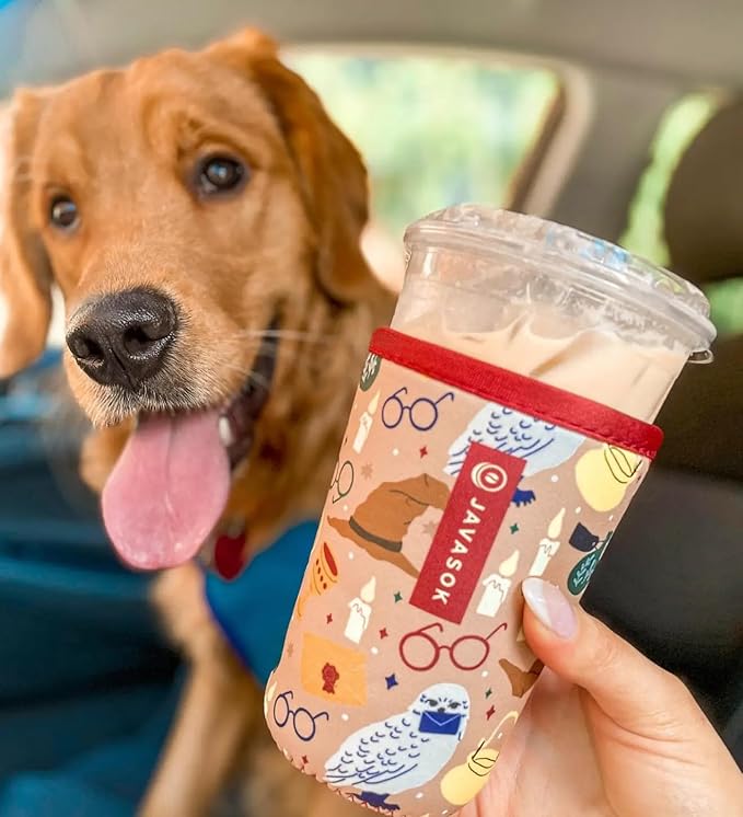 Sok It JavaSok Iced Coffee & Cold Soda Insulated Neoprene Cup Sleeve (Horcrux, XXLarge: 44-48oz)