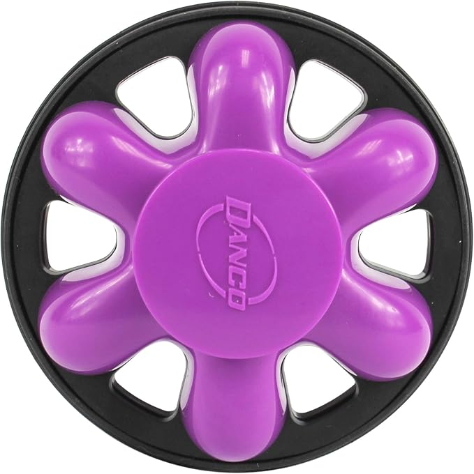 Danco 10762A | Disposal Genie II Garbage Disposal Strainer and Stopper, Kitchen Sink Drain Splash Guard with Food Scraper, Fuchsia, 1-Pack
