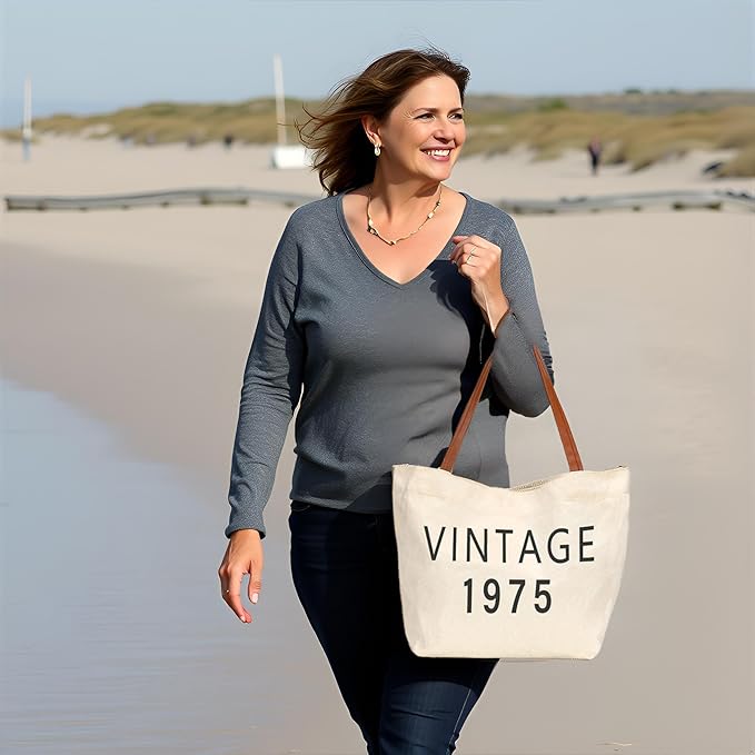 50th Birthday Gifts for Her,50th Birthday Gifts for Women,Gift for 50 Year Old Woman,50th Vinatge Bag Gift for Women