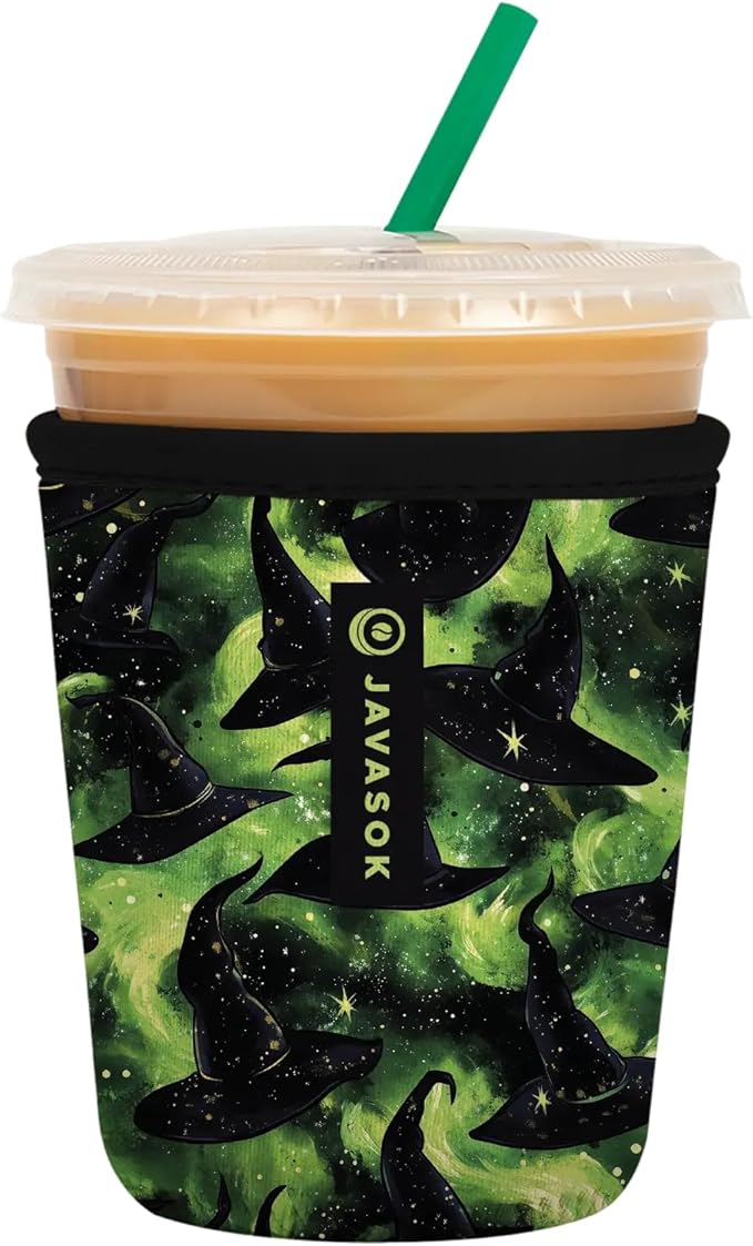 Sok It JavaSok Iced Coffee & Cold Soda Insulated Neoprene Cup Sleeve (Born to Fly, Small: 16-20oz)