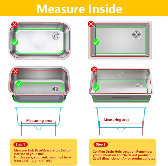 Sink Protectors for Kitchen Sink12"13"16"18"19"24"26"28"29"30",Silicone kitchen sink mats protector for bottom of farmhouse sink(28.6"x14.5"gray)
