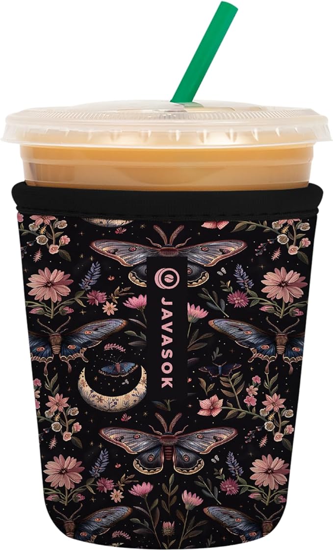 Sok It JavaSok Iced Coffee & Cold Soda Insulated Neoprene Cup Sleeve (Into the Night, Small: 16-20oz)