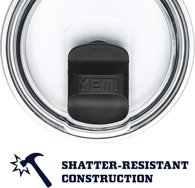 YETI Rambler 10 oz Stackable Lowball 2.0, Vacuum Insulated, Stainless Steel with MagSlider Lid, Big Wave Blue