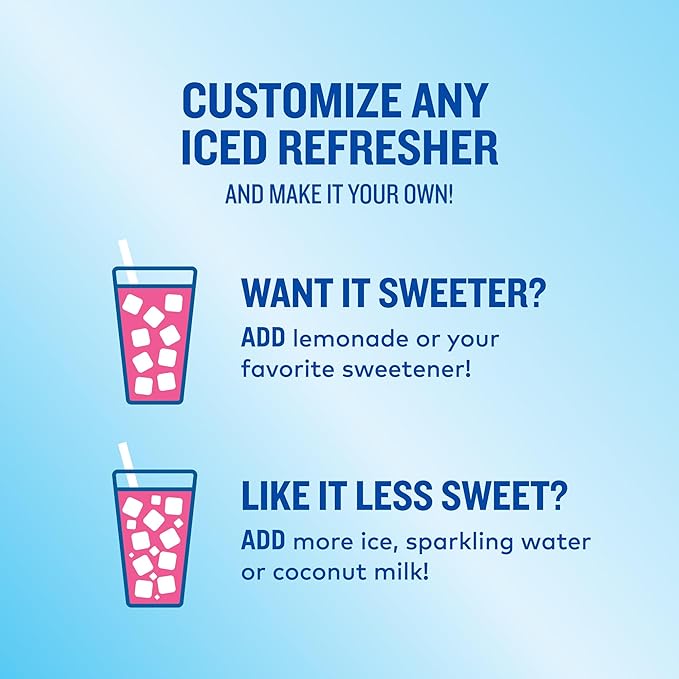The Original Donut Shop Iced Refreshers, Strawberry Açaí Flavor, Keurig Single Serve K-Cup Pods, 20 Count