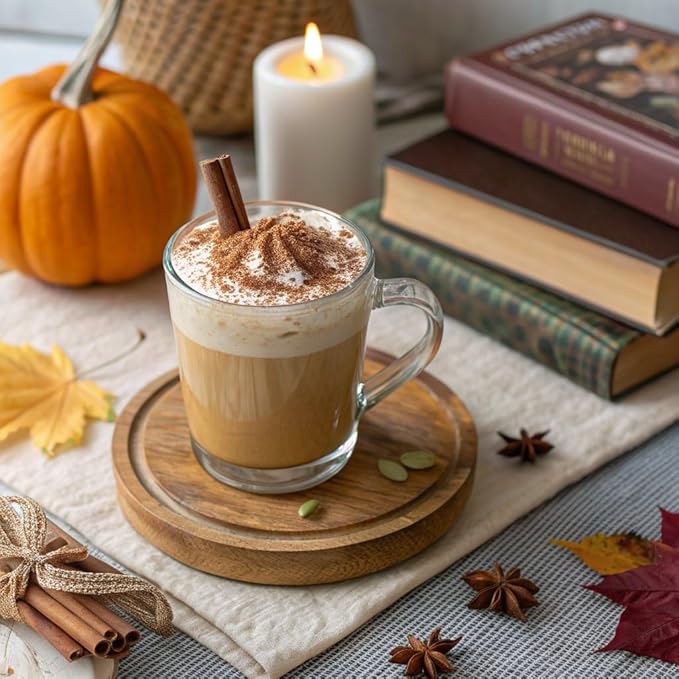 Cuppa Pumpkin Spice Mushroom Coffee with Adaptogens & Superfoods - Lion’s Mane, Ashwagandha & Cordyceps. Adaptogens + MCT to support natural energy, mental focus & gut health (30 Servings)