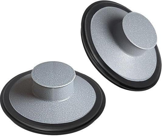 RQYEKDO Kitchen Sink Stopper, Stainless Steel 3-1/2 inch Universal Sink Plug Cover for Garbage Disposal Flange Drain,Fit for InSinkErator, Moen,Waste Maid, and More（Gray