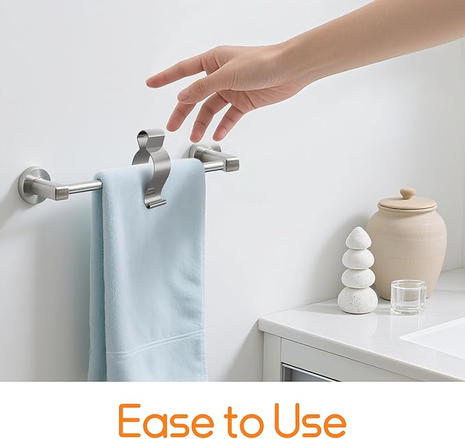 6 Pack Towel Clips for Kitchen, Stainless Steel Towel Holder Clips