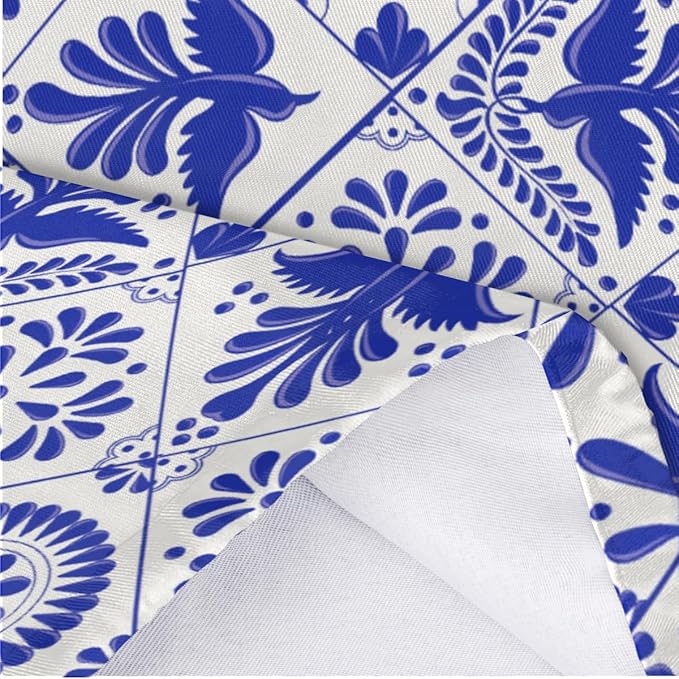 Mexican Talavera Bird Mandala Boho Plastic Bag Holder, Wall Mount Grocery Bag Holder Plastic Bag Dispenser Garbage Bag Organizer Shopping Bags Carrier for Home Kitchen Decor, Gifts for Women Mom