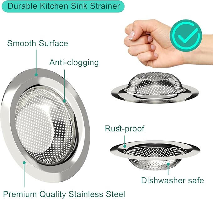 SANNO Kitchen Sink Protectors Gird, 16.14" L X 13" Sink Rack Sink Protector Expandable Dish Drying Rack Sink Dish Rack in Sink or On Counter