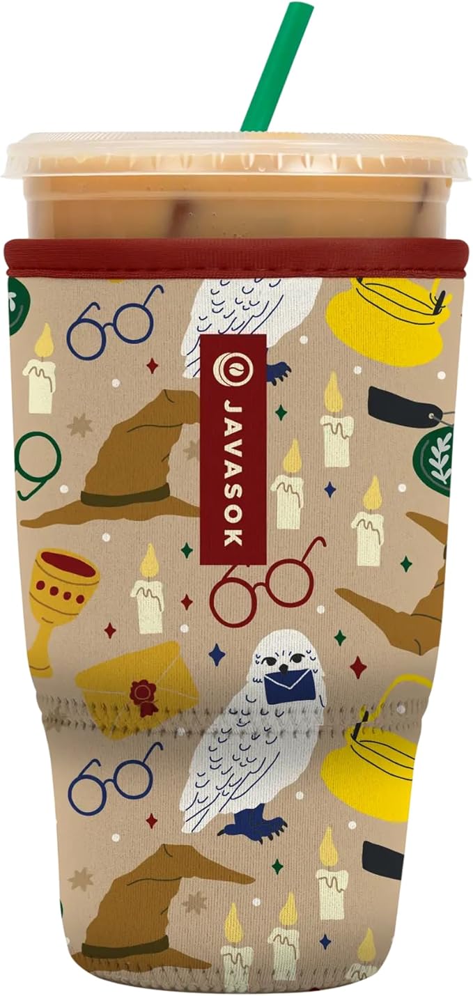 Sok It JavaSok Iced Coffee & Cold Soda Insulated Neoprene Cup Sleeve (Horcrux, XLarge: 38-42oz)