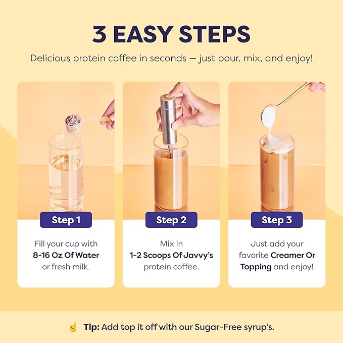 Chocolate Peanut Butter Protein Iced Coffee - Premium Whey Protein & Instant Iced Coffees - 100% Natural Cold Brew - Zero Artificial Flavors & Sweeteners, 80 mg Caffeine, No Added Sugar, 20 Servings