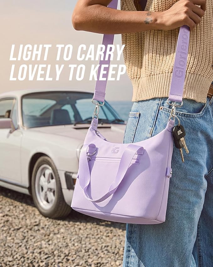 GLORIEROO Pastel Lunch Box Women | Insulated Soft Waterproof Leakproof Lunch Bag Cooler | Adjustable Strap | BPA-Free