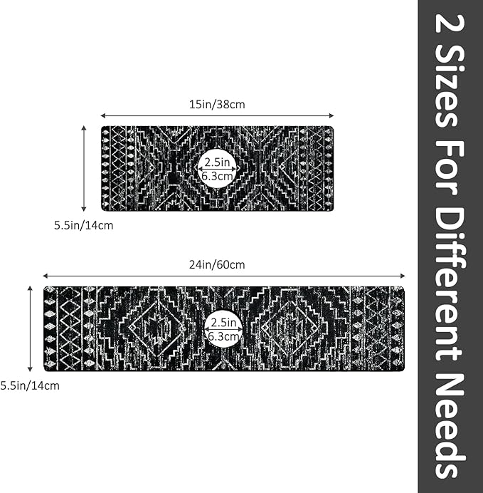 24" X 5.5" Kitchen Sink Splash Guard Faucet Mat Aztec Super Absorbent Fast Drying Faucet Guard & Draining Mat Sink Splash Guard Behind Faucet for Kitchen, Bathroom