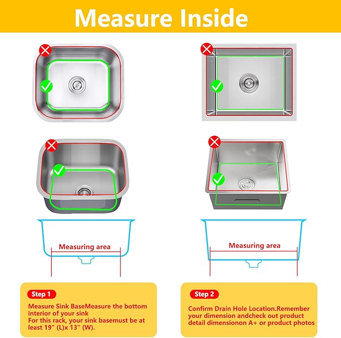 Sink Protectors for Kitchen Sink 12"13"16"18"19"24"26"28"29"30",Silicone kitchen sink mats protector for bottom of farmhouse sink(19"x13"Gray)