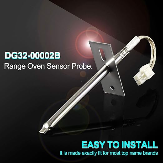 【2026 Upgraded】 DG32-00002B EBG61305805 Range Oven Temperature Sensor Probe - Exact for Sam.Sung and L.G Oven Parts # EBG61305805 DG32-00002A 6322B62214A PS4240743 PS11732697 by TOMOON