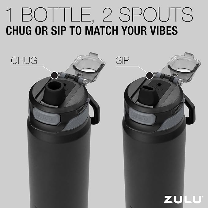 ZULU Powerfill Pro 24oz Stainless Steel Water Bottle - Tempo