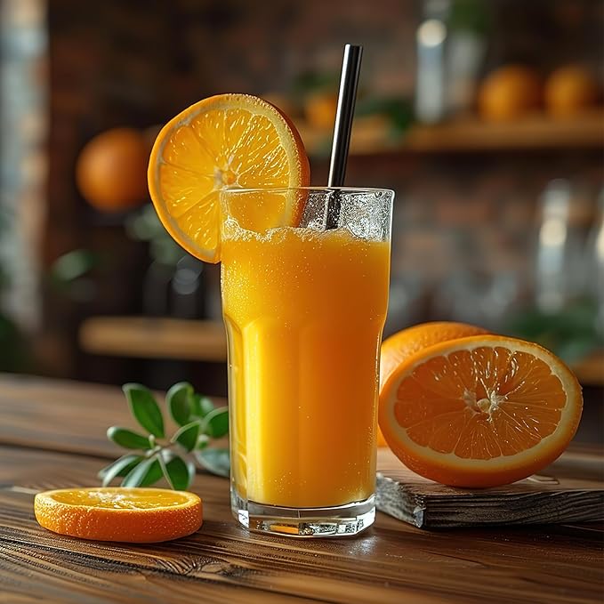 Tomnk 500pcs Straws Disposable, 10.3 Inches Plastic Straws, Plastic Drinking Straws for Tumblers and Ice Coffee