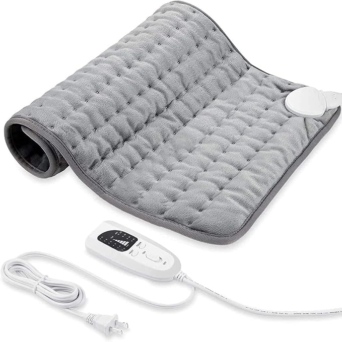 24"x20" Electric Heating pad for Back Neck Shoulder Knee Arms Legs- Electric Heat Pads with 6 Heat Settings & Auto Shut Off &Dry/Moist Heat Heating Pad for Birthday Mother Father Girl Men Women