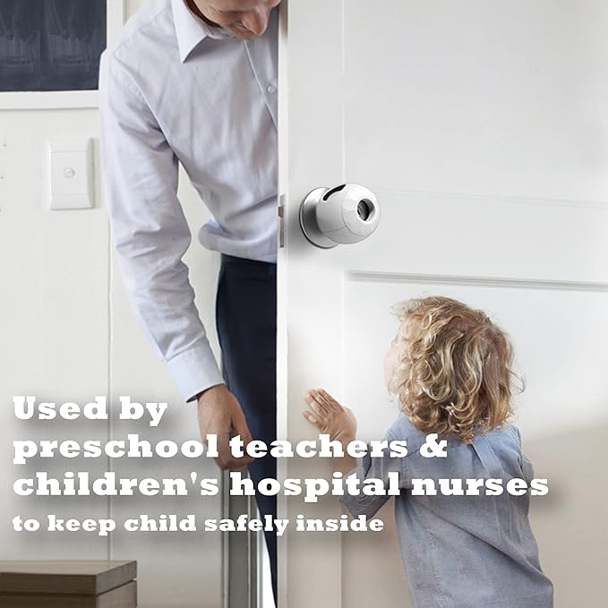 1 Pack Childproof Door Knob Covers Babyproof Child Door Locks Door Handle Baby Proofing Door Safety for Kids