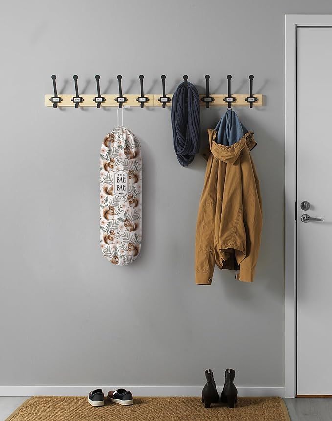 Squirrel Plastic Bag Holder,Grocery Bag Organizer Storage for Plastic Bags Groceries Store The Bag Bag 23" x 9"