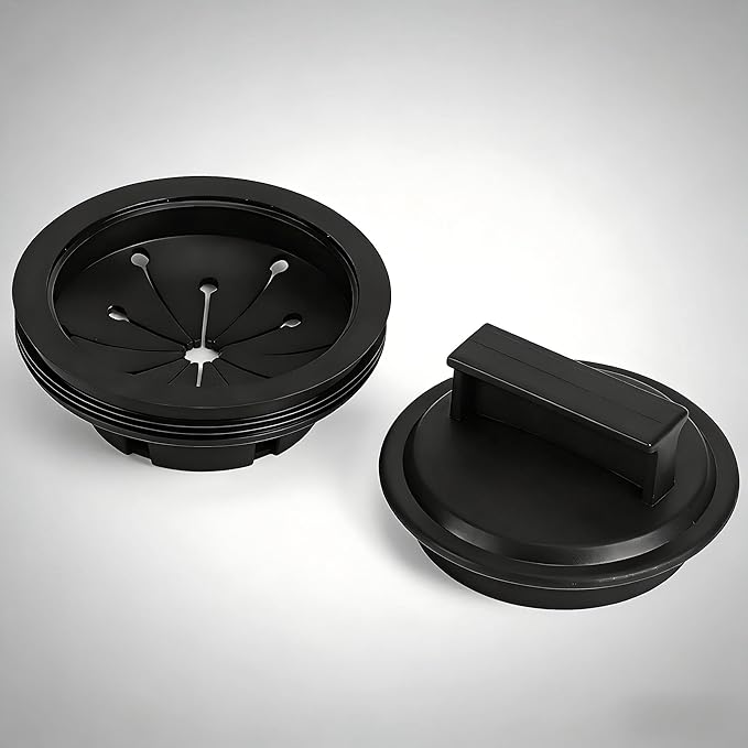 Universal 3-inch Garbage Disposal Splash Guard and Kitchen Sink Stopper - Rubber Food Waste Disposer for Erator and Waste King Whirlaway