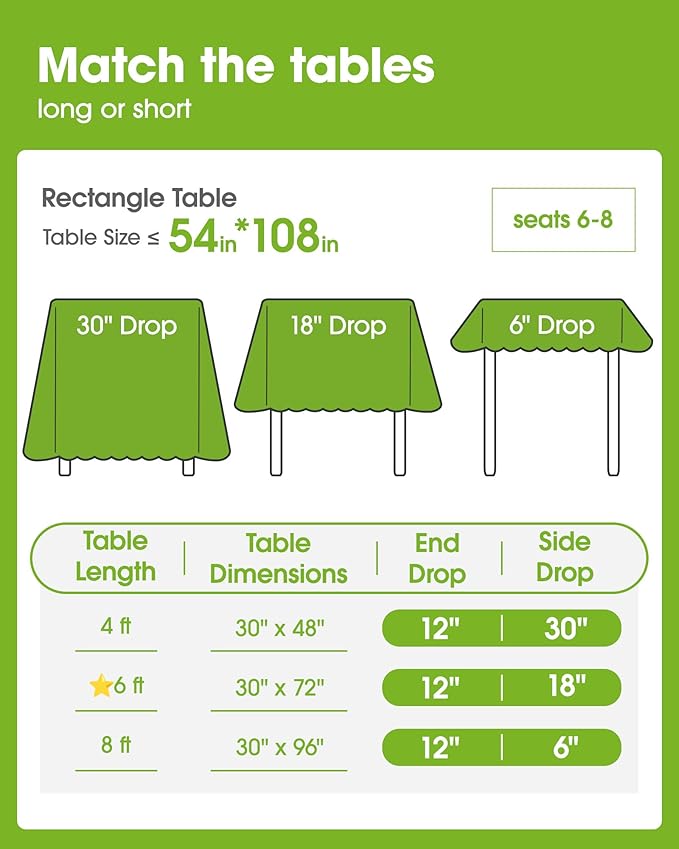 Pureegg Plastic Table Cloth Disposable 10 Pack, 54 x 108 Inch Table Cloths, St Patricks Day, Christmas Decorations, Tablecloths, Rectangle, Forest, Plastic Cover, Leakproof & Sturdy, Orange