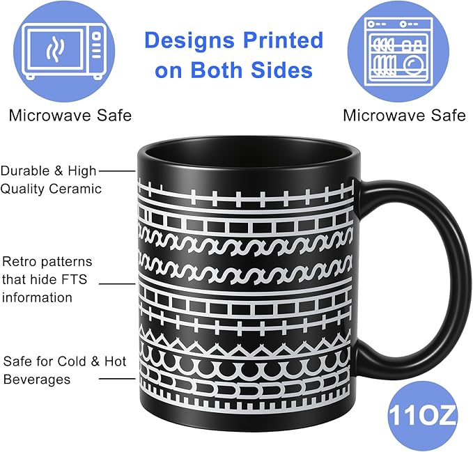 Funny Birthday Gifts for Men，Gag Gifts for Women, Hidden Message Ceramic Coffee Mug, White Elephant Gifts, Unique Office Prank Gag Gifts for Coworkers Coffee Lover