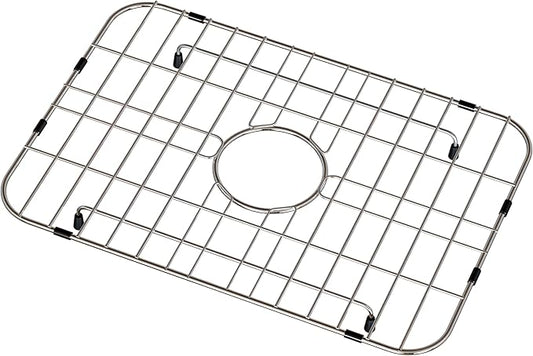 Sink Grid 18" X 12-1/2", Centered Drain with Corner Radius 1-1/2" Stainless Steel Material for Sink (18 X 12" Centered Drain)