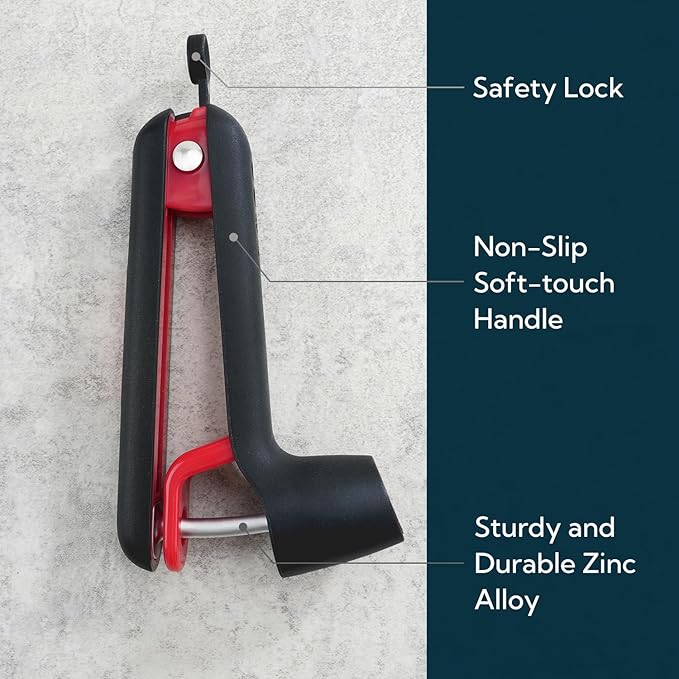 KITCHENDAO Cherry Pitter Tool, Larger Cross-Pitting Head, Cherry Core Remover with Safety Lock, Non-Slip Soft-touch Handle, Dishwasher Safe