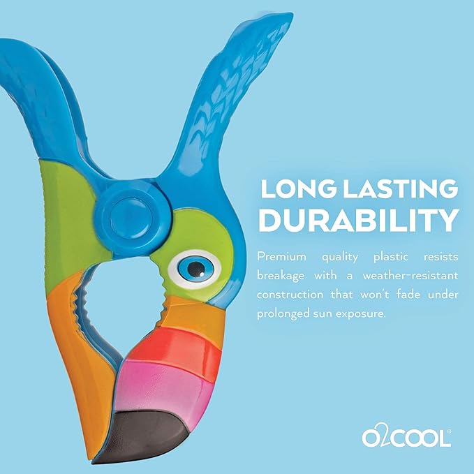 O2COOL BocaClip-Tucan Clip, 1-Pack