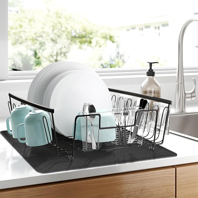 YUHFERA Stove Top Cover for Electric Stove - Silicone Stove Mat for Glass Top, Glass Cooktop Protector For Kitchen,Multi-functional Oven Covers for Electric Stove(Black,30 x 21)
