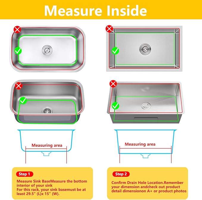 Sink Protectors for Kitchen Sink 16x12 & 18x12 & 19x13 & 24x12.5 & 26x14 & 28x14 & 29.5x15,Silicone kitchen sink mats protector for bottom of farmhouse sink(29.5"x15"Grey)