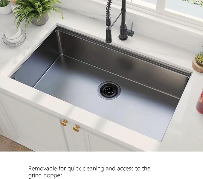 2 Pcs Garbage Disposal Splash Guard 3-1/8, Kitchen Sink Rubber Drain Guard, Sink Baffle, Black Rubber, Compatible with Whirlaway, Waste King.