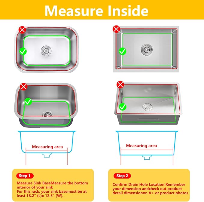 Sink Protectors for Kitchen Sink 12"13"16"18"19"24"26"28"29"30",Silicone kitchen sink mats protector for bottom of farmhouse sink(18.2"x12.5" Gray)