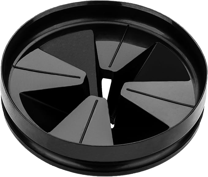 3 3/8" Garbage Disposal Splash Guard QCB-AM for Insinkerator Evolution Series, Removable Quiet Sink Rubber Drain Insert, 2026 Upgrade New Design Garbage Disposer Accessories by Katewei