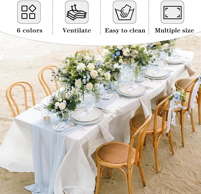 Fitable Red Rectangle Table Clothes, 6 Pack - 90 x 156 Inch - Reusable and Washable Tablecloths, Polyester Fabric Table Covers for Wedding, Party, Banquet, Formal Events