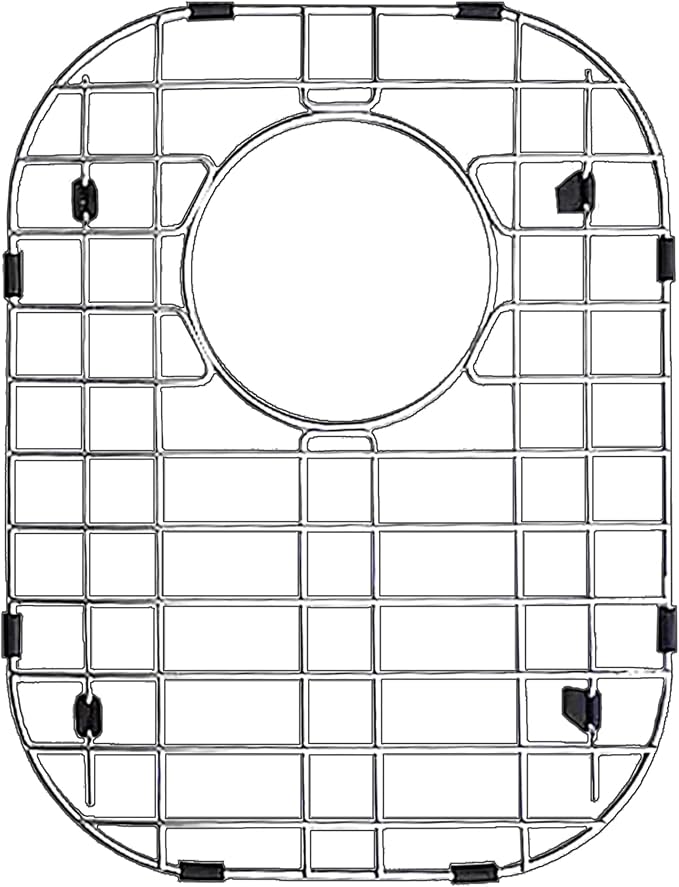 Sink Protectors for Kitchen Sink, Stainless Steel Protective Grid 11.26 x 14.5 Inch, Sink Rack for Bottom of Sink
